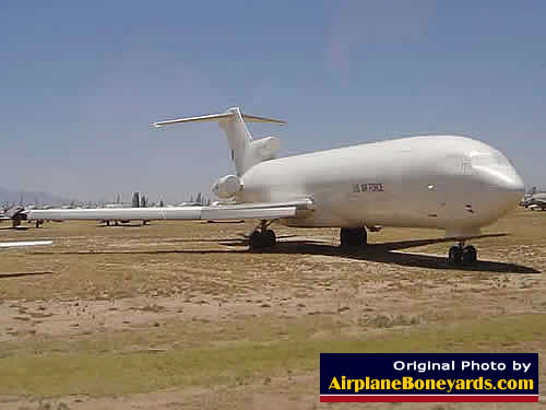 Photo of a U.S. Air Force C-22 Transport ... variant of the Boeing 727 U.S. Air Force C-22A Transport, S/N 84-0193 ... variant of the Boeing 727 ... parked on Celebrity Row at AMARG