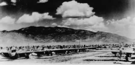 Albuquerque Army Air Base ...aircraft storage, 1946