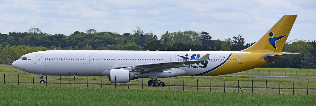 iFly Airlines AIrbus A330 at the Chateauroux Airport in 2021