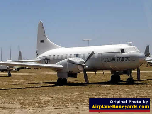 Photo of Convair C-131 Samaritan, S/N 72552, military version of the Convair 240