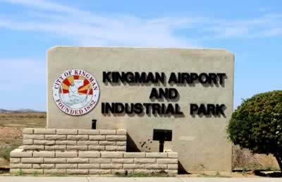 Entrance to Kingman Airport and Industrial Park