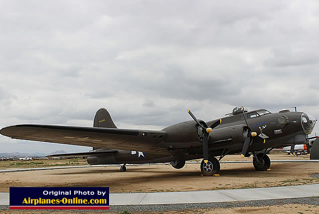 B-17 Flying Fortress "Starduster" on display at the March Field Air Museum