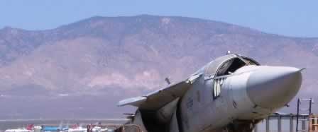 Aircraft scrapping at Mojave Airport in California