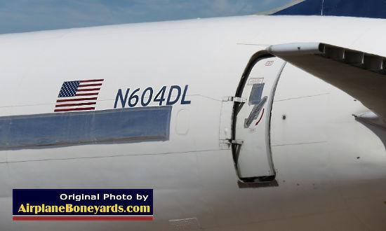 Delta Air Lines Boeing 757-232 N604DL in storage at the Pinal Airpark in Arizona