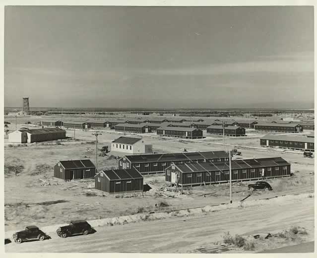 Pyote AAF base scene, early days of World War II