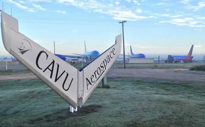 The CAVU Aerospace facility at the Stuttgart Municipal Airport in Arkansas