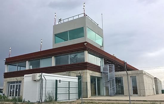 Modern facilities at the Teruel Airport in Spain