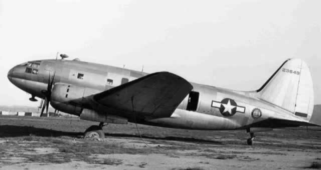 Curtiss C-46A Commando, S/N 42-3649, for sale at Cal-Aero Field, California, post-WWII