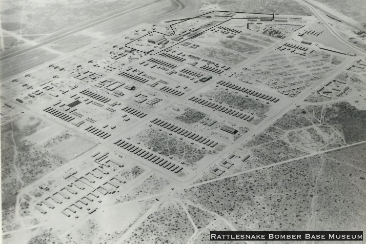 Aerial view of Pyote AAF May, 1943